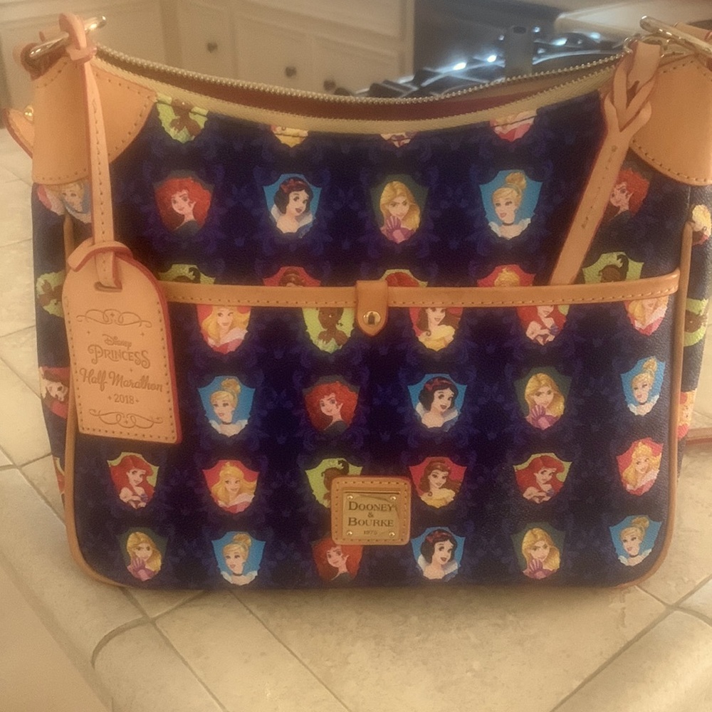 Disney Dooney and Bourke Princess Half marathon crossbody bag
